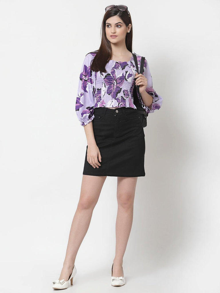 Women Floral Print Top-Tops-StyleQuotient