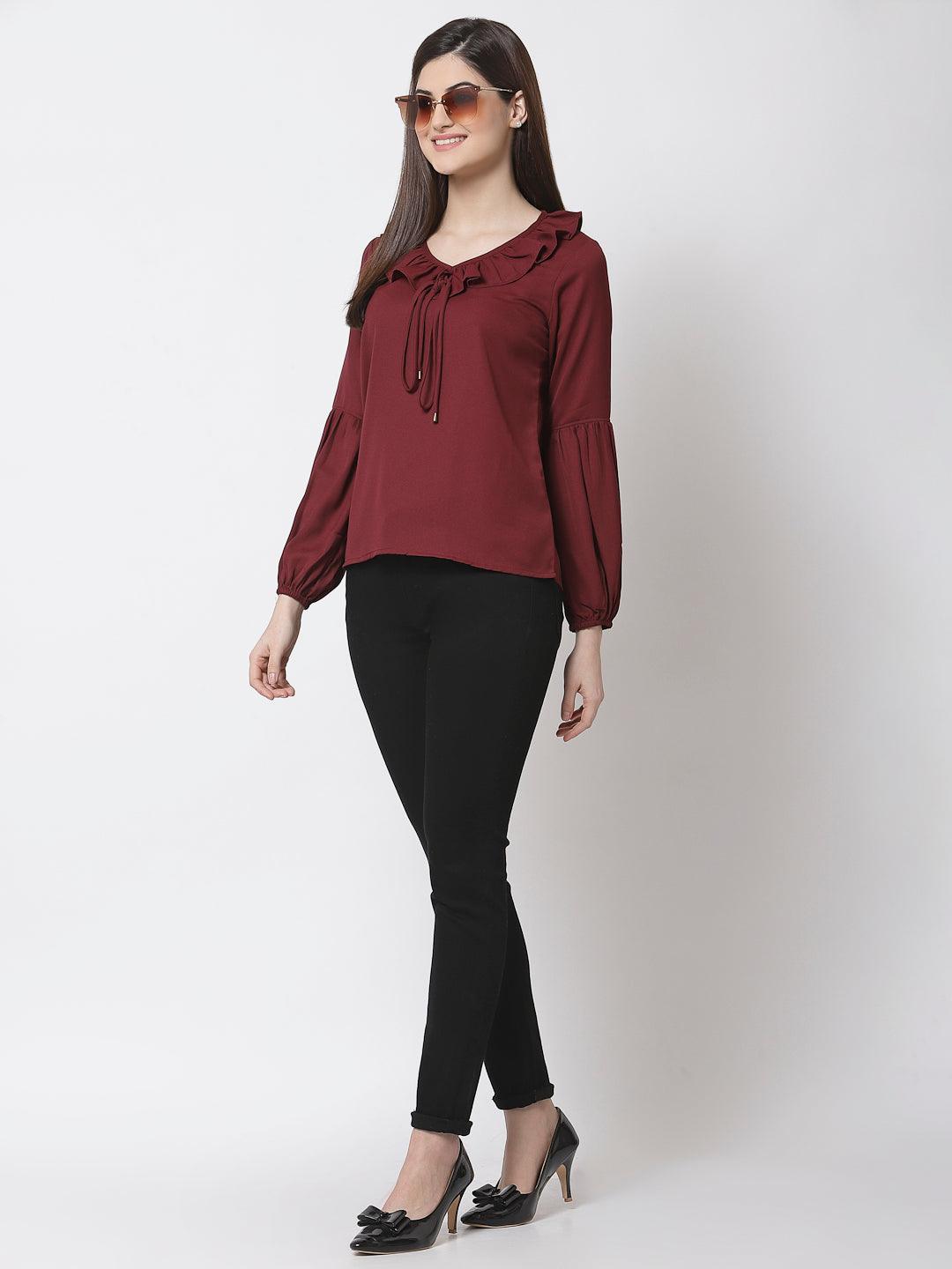 Women Solid Tops-Tops-StyleQuotient