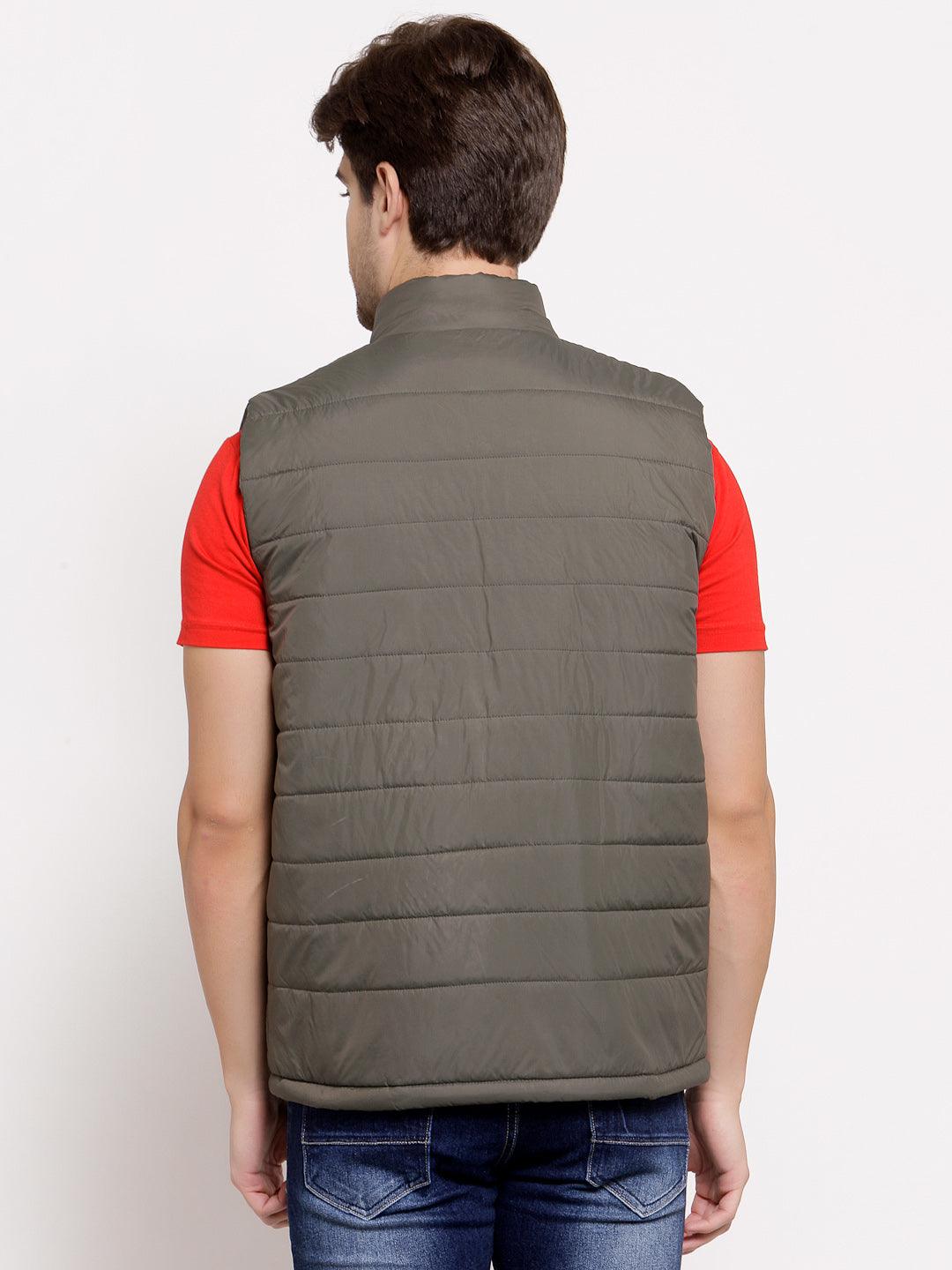 Style Quotient Mens Solid Quilted Jackets-Men's Jackets-StyleQuotient