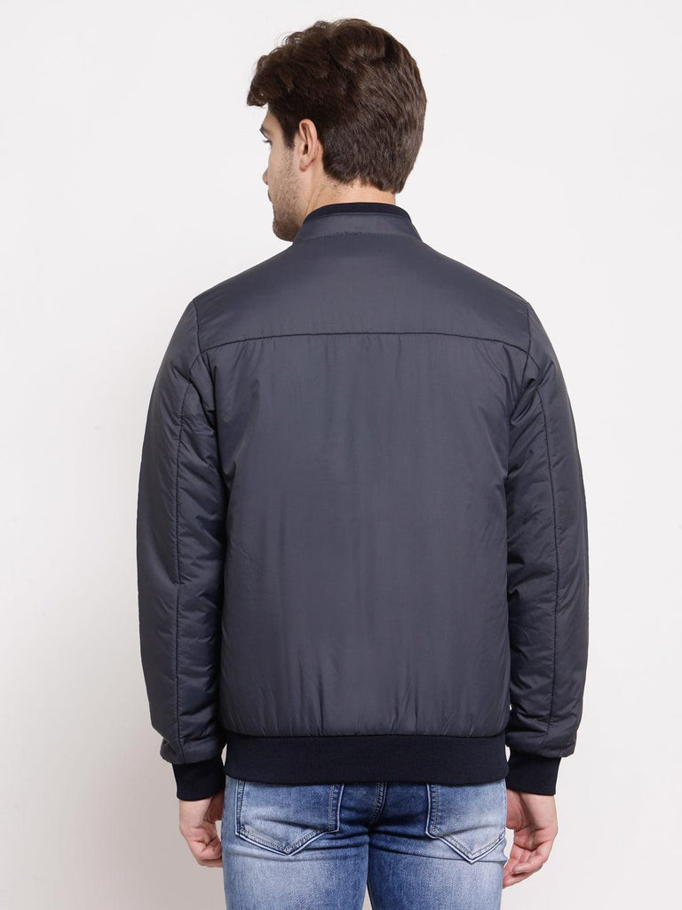 Style Quotient Mens Solid Bomber Jackets-Men's Jackets-StyleQuotient