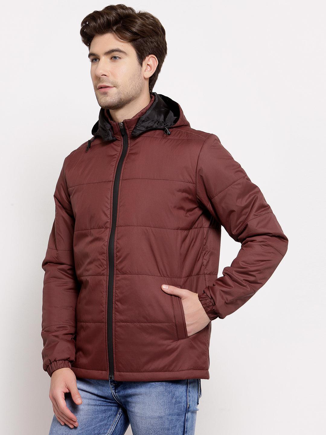 Style Quotient Mens Solid Quilted Jackets-Men's Jackets-StyleQuotient