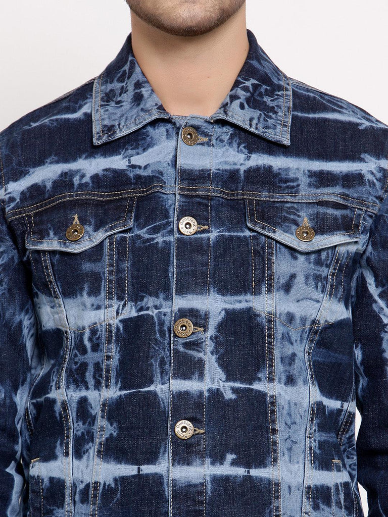 Style Quotient Mens Solid Denim Jackets-Men's Jackets-StyleQuotient