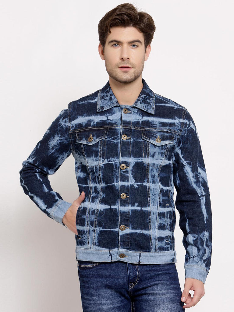 Style Quotient Mens Solid Denim Jackets-Men's Jackets-StyleQuotient