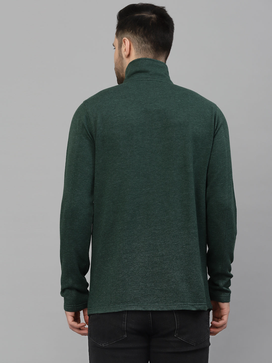 Style Quotient Men Green Sweatshirt-Men's Sweatshirts-StyleQuotient