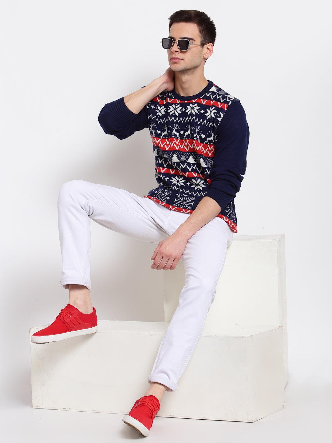 Men Pullover Sweater-Men's Sweaters-StyleQuotient