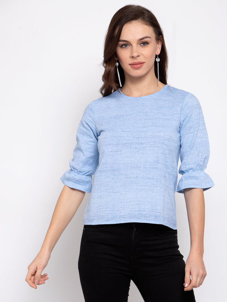 Style Quotient Women Smart Casual Top-Tops-StyleQuotient