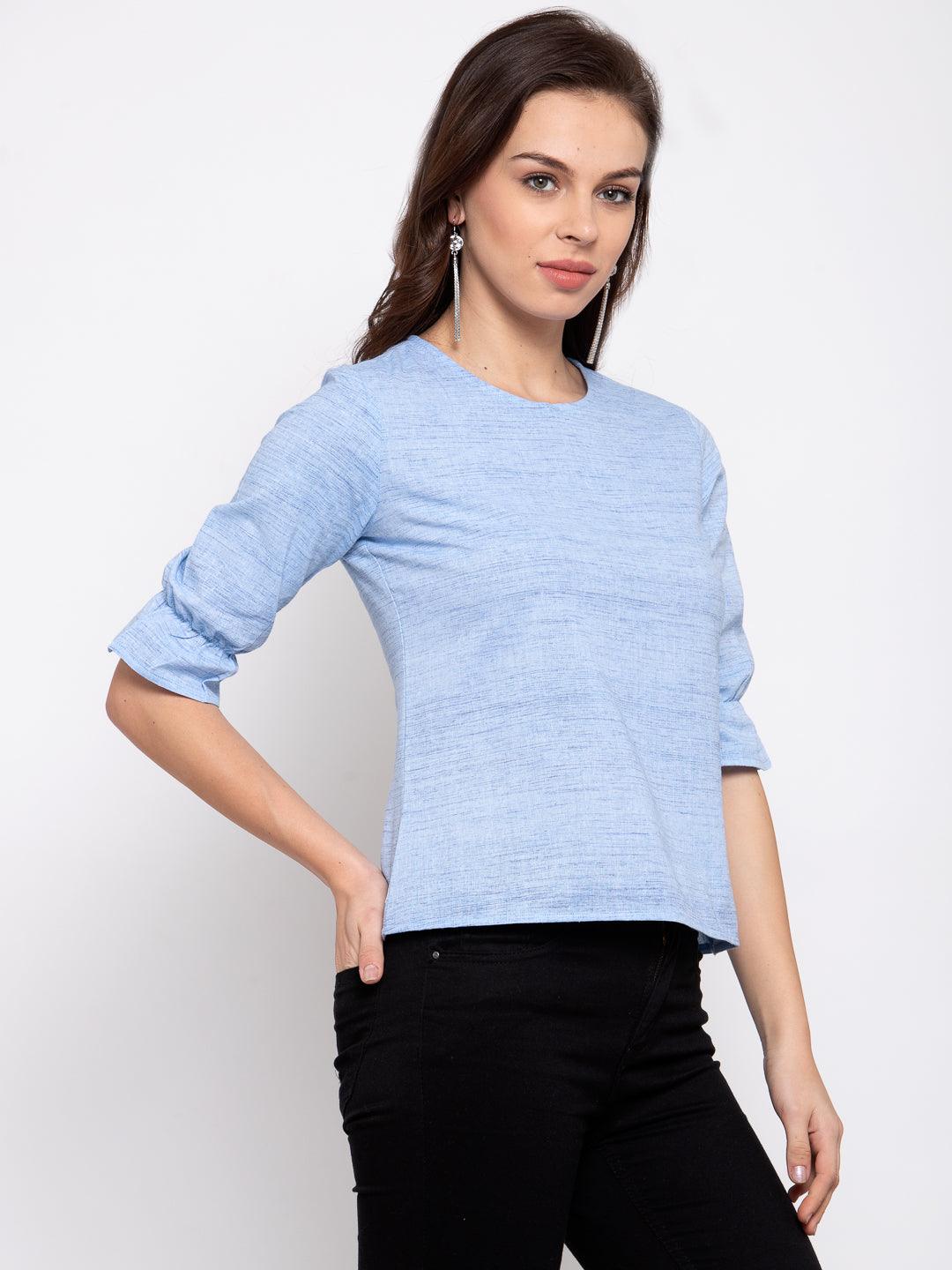 Style Quotient Women Smart Casual Top-Tops-StyleQuotient