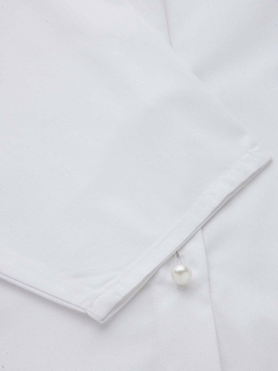 Style Quotient Women White Solid Regular Formal Shirt-Shirts-StyleQuotient