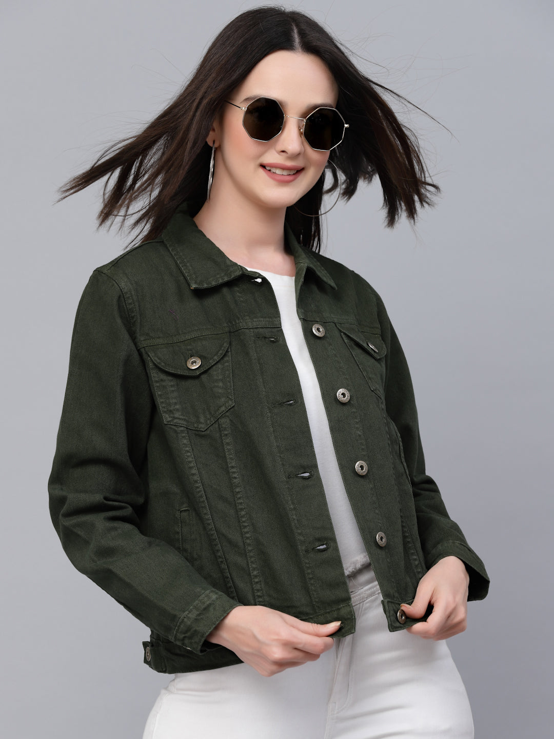 Latest 35 Designs of Denim Jackets for Women (2022) - Tips and Beauty |  Coloured denim jacket, Embroidered denim jacket, Embellished jacket