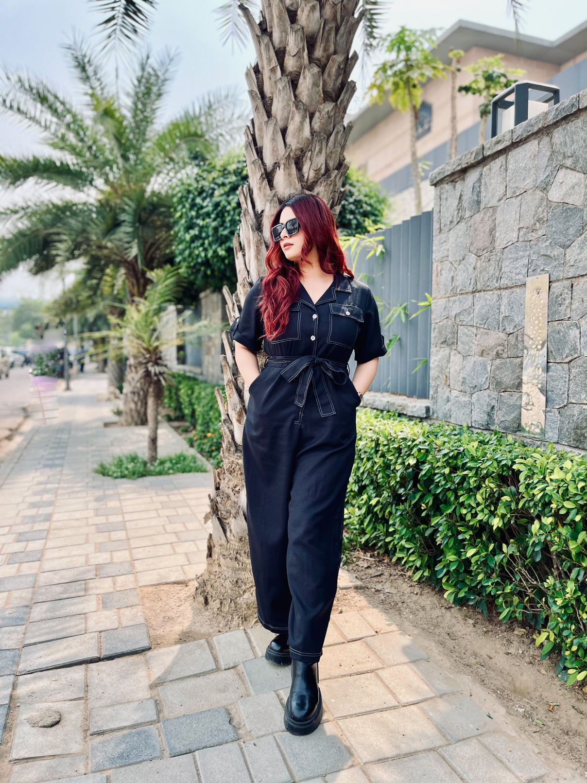 Style Quotient Black Basic Jumpsuit-Jumpsuits-StyleQuotient