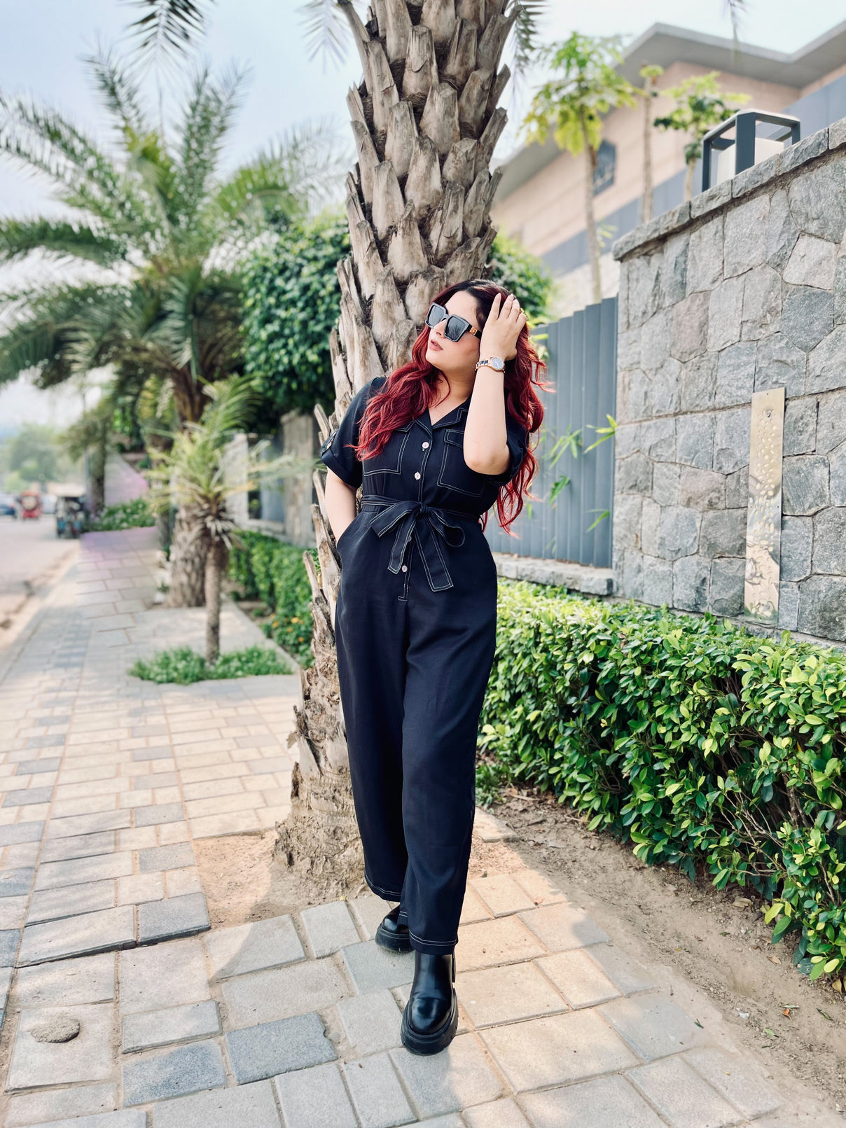 Style Quotient Black Basic Jumpsuit-Jumpsuits-StyleQuotient